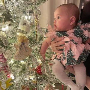 Christmas Tree Bubble - Pink Chicken